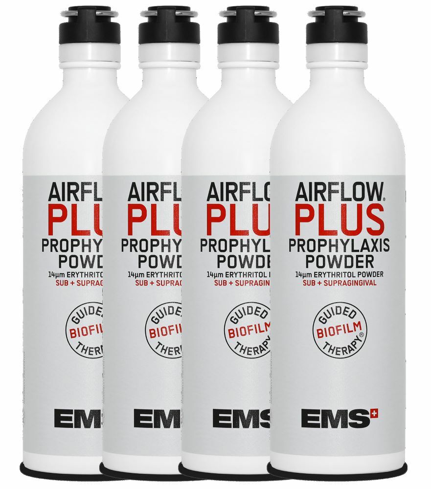 AIR-FLOW Plus pulver aluminium flaskor 400g 4 x 400 g — SE1