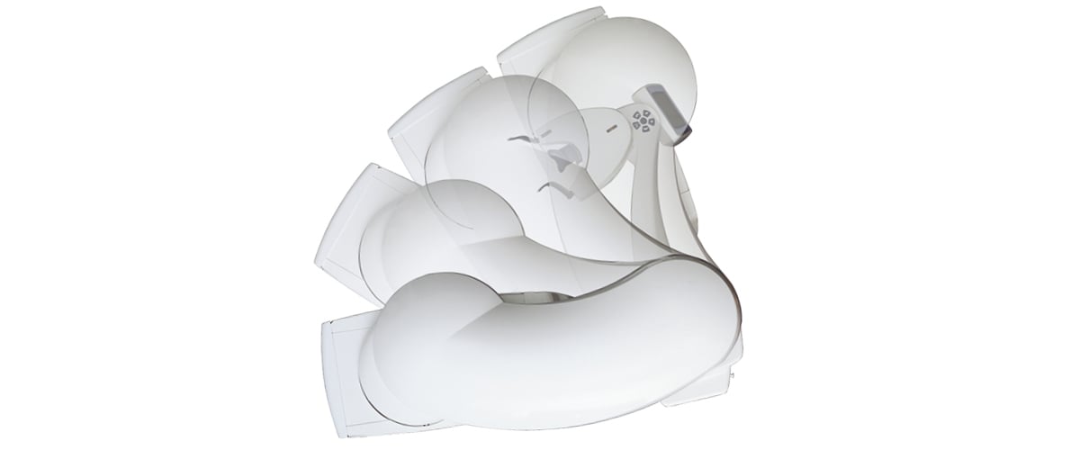 Robotarmen SCARA p&aring; Planmecas panoramar&ouml;ntgen